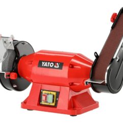 SZLIFIERKA STOŁOWA / TAŚMOWA YATO 520W (150 × 32 MM) Z MIEDZIANYM UZWOJENIEM - YT-822110