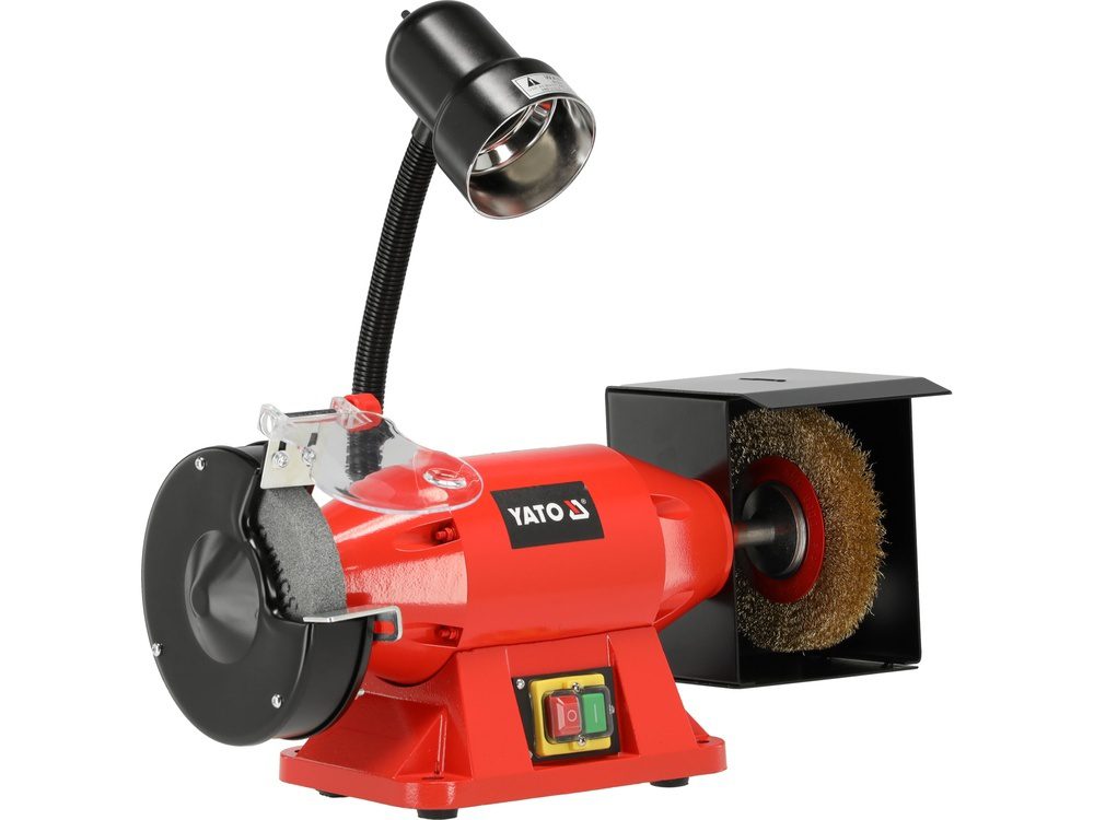 SZLIFIERKA STOŁOWA YATO 520W (150 × 32 MM) Z MIEDZIANYM UZWOJENIEM - YT-822107 - obrazek 2