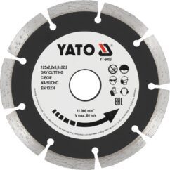 TARCZA DIAMENTOWA SEGMENTOWA 125 MM - YT-6003