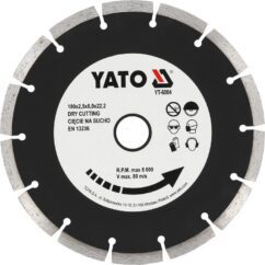 TARCZA DIAMENTOWA SEGMENTOWA 180 MM - YT-6004