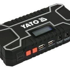 URZĄDZENIE ROZRUCHOWE - POWER BANK YATO 12000 mAh Z WYŚWIETLACZEM LCD - YT-83082