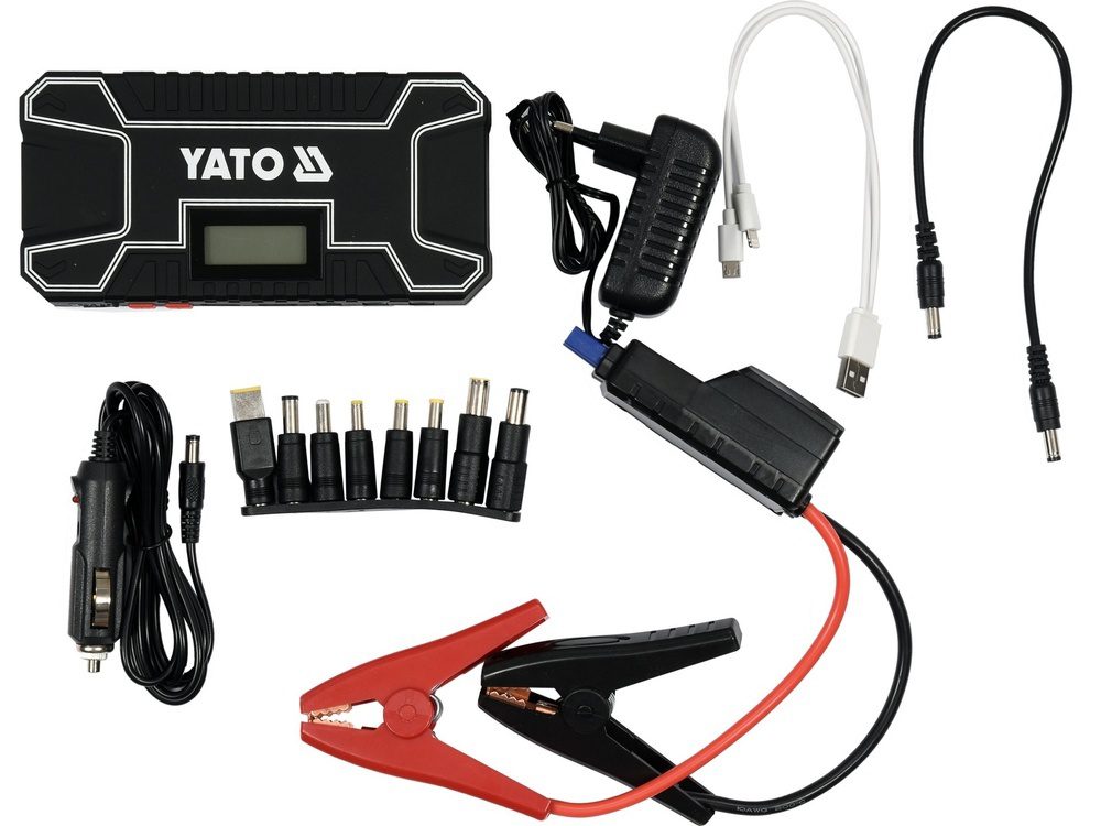 URZĄDZENIE ROZRUCHOWE - POWER BANK YATO 12000 mAh Z WYŚWIETLACZEM LCD - YT-83082 - obrazek 3