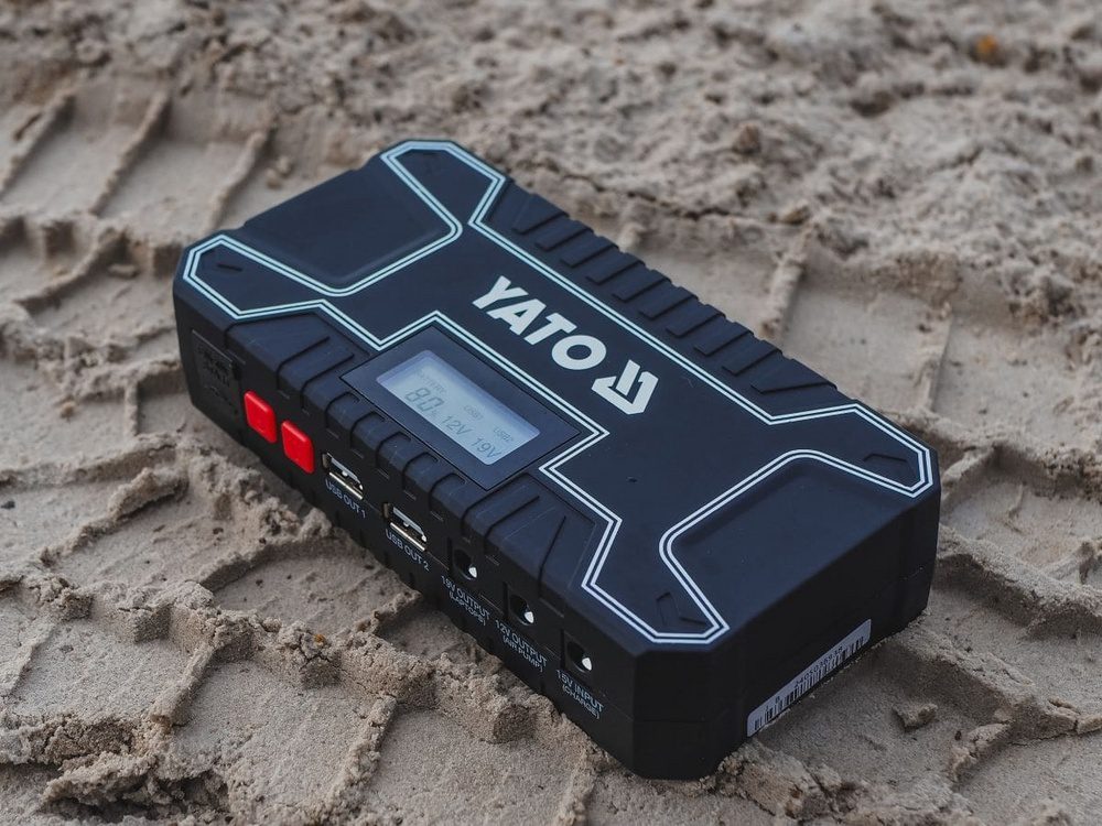 URZĄDZENIE ROZRUCHOWE - POWER BANK YATO 12000 mAh Z WYŚWIETLACZEM LCD - YT-83082 - obrazek 13