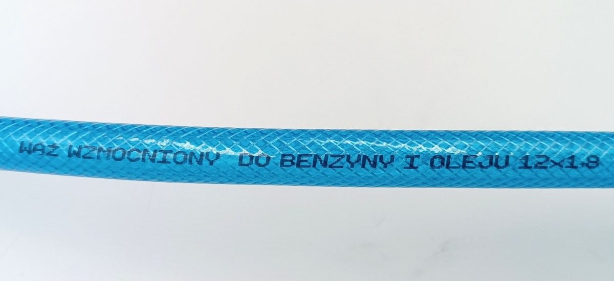 WĄŻ 12X1,8 DO BENZYNY I OLEJU ZBROJONY 50 MB - obrazek 3