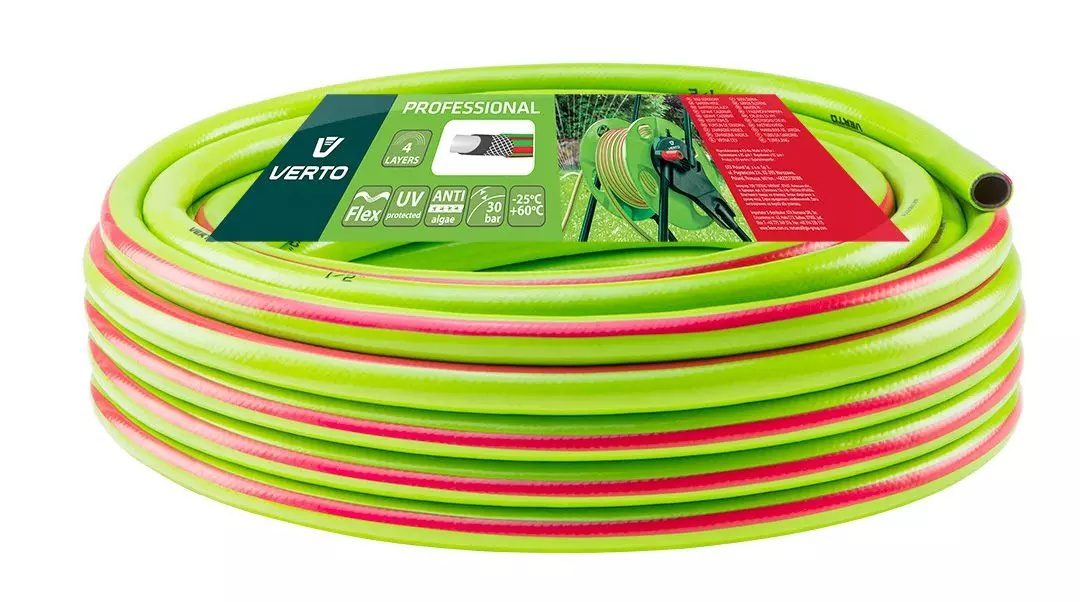 WĄŻ OGRODOWY VERTO PROFESSIONAL 20 M, 1/2" - 15G820 - obrazek 2