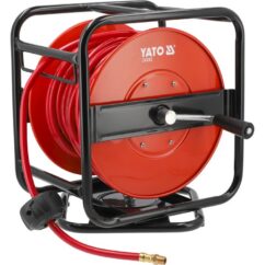 WĄŻ PNEUMATYCZNY NA ZWIJAKU KORBOWYM 8 mm - 30 m - G1/4" - YT-24253