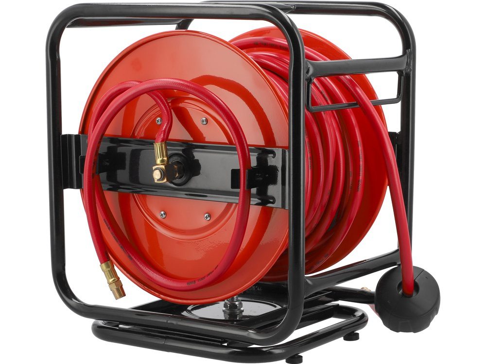 WĄŻ PNEUMATYCZNY NA ZWIJAKU KORBOWYM 8 mm - 30 m - G1/4" - YT-24253 - obrazek 3