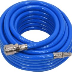 WĄŻ PNEUMATYCZNY ZBROJONY YATO 16x10 mm - 20 m - PVC, SZYBKOZŁĄCZA 1/4" STANDARD - YT-24225