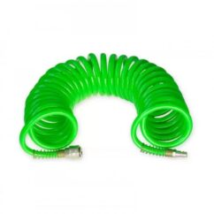 WĄŻ SPIRALNY PNEUMATYCZNY PANSAM PU 5M, 12X8 MM, SZYBKOZŁĄCZKI 1/4" - A540086