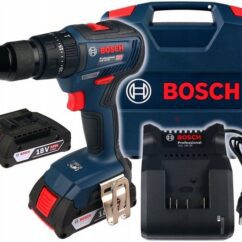 WIERTARKO-WKRĘTARKA AKUMULATOROWA UDAROWA BOSCH GSB 18V-50 18 V 50 Nm BRUSHLESS 2×2.0 Ah Li-Ion – L-CASE