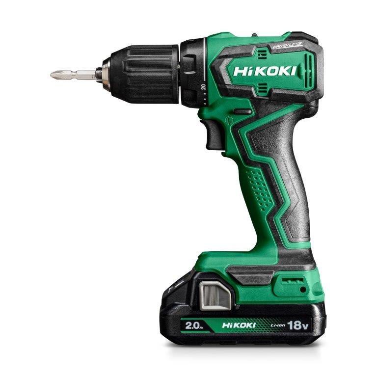 WIERTARKO-WKRĘTARKA AKUMULATOROWA HIKOKI DS18DD 18 V 55 Nm 2×2.0 Ah Li-Ion HITSYSTEM