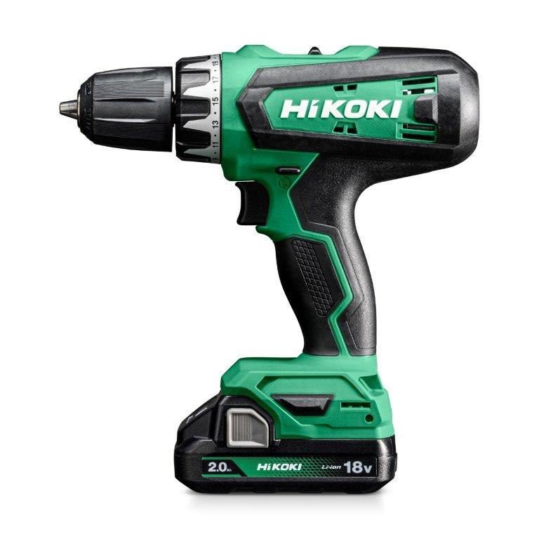 WIERTARKO-WKRĘTARKA AKUMULATOROWA HIKOKI DS18DFWCZ 18 V 53 Nm 2×2.0 Ah Li-Ion