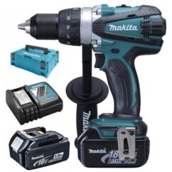 WIERTARKO-WKRĘTARKA AKUMULATOROWA MAKITA 18 V 91 Nm 2×5.0 Ah Li-Ion WALIZKA MAKPAC