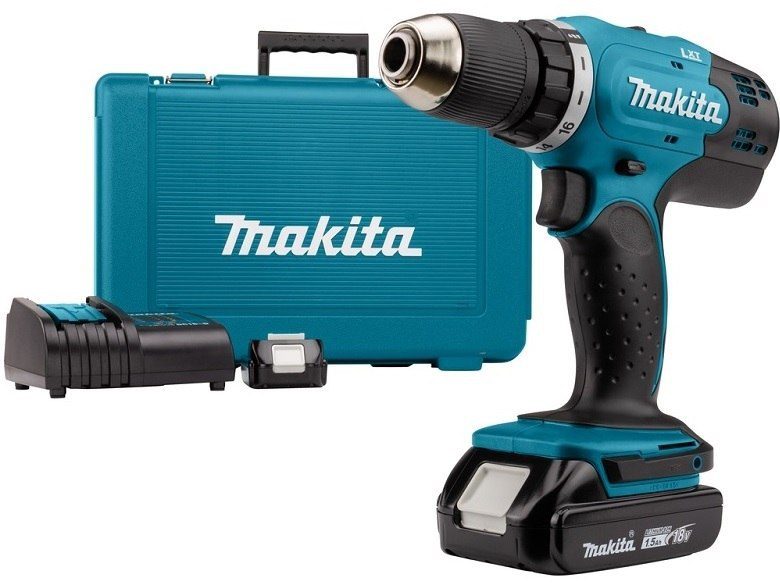 WIERTARKO-WKRĘTARKA AKUMULATOROWA MAKITA 18V 42 Nm 2×1,5Ah Li-Ion