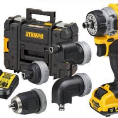 WIERTARKO-WKRĘTARKA AKUMULATOROWA DEWALT 12 V 57 Nm 2×3.0 Ah 4 GŁOWICE TSTAK DCD703L2T