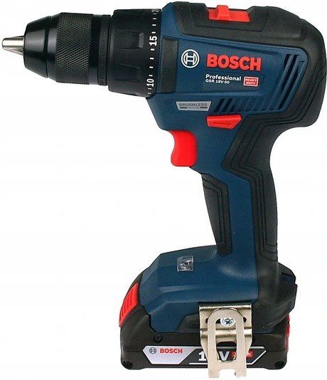WIERTARKO-WKRĘTARKA AKUMULATOROWA BOSCH GSR 18V-50 18 V 50 Nm BRUSHLESS 2×2.0 Ah Li-Ion L-CASE - obrazek 6
