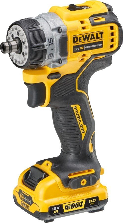 WIERTARKO-WKRĘTARKA AKUMULATOROWA DEWALT 12 V 57 Nm 2×3.0 Ah 4 GŁOWICE TSTAK DCD703L2T - obrazek 4