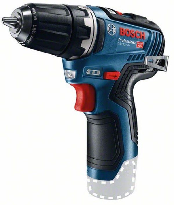 WIERTARKO-WKRĘTARKA AKUMULATOROWA BOSCH GSR 12V-35 12 V 35 Nm BRUSHLESS – BEZ AKUMULATORA