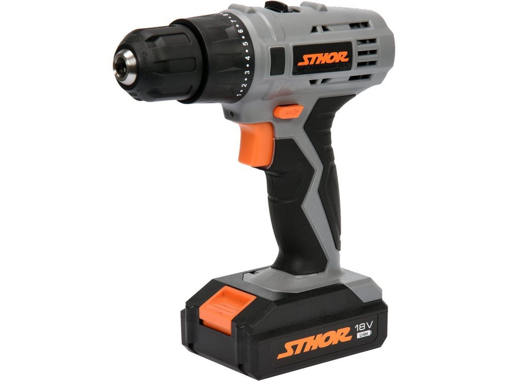 WIERTARKO-WKRĘTARKA STHOR 20V, 22 Nm - 2 x AKUMULATOR 1,3 Ah - 78972