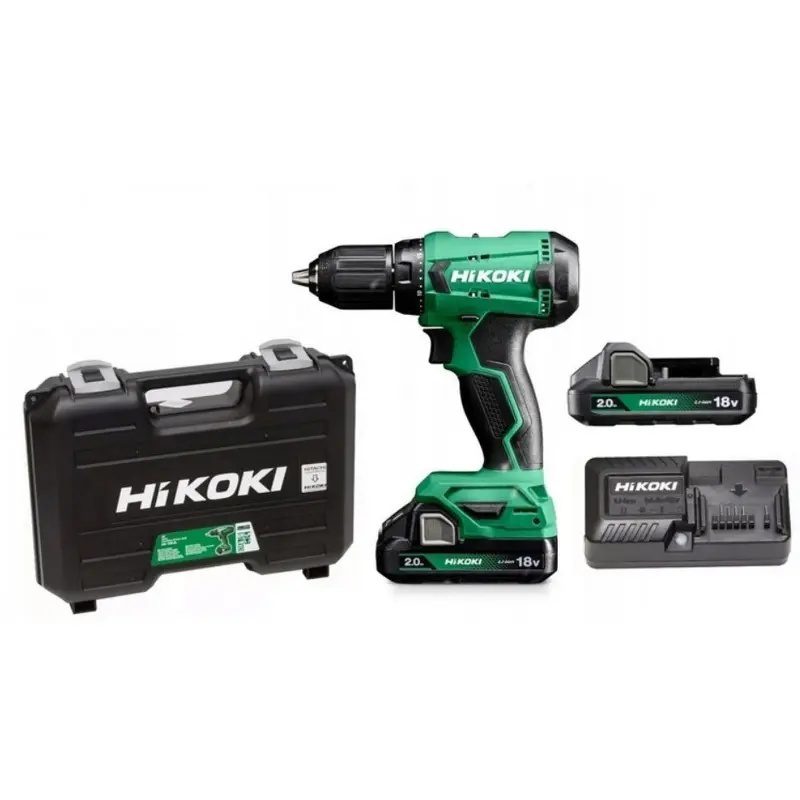 WIERTARKO-WKRĘTARKA UDAROWA HIKOKI DV18DA 18 V 50 Nm 2×2.0 Ah Li-Ion - obrazek 2
