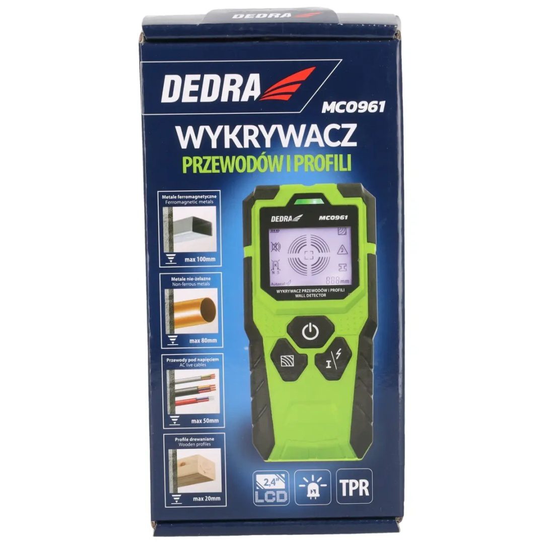 WYKRYWACZ – DETEKTOR PRZEWODÓW I PROFILI DEDRA - MC0961 - obrazek 7