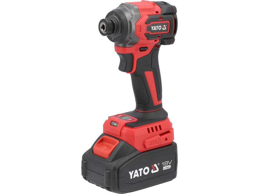 ZAKRĘTARKA UDAROWA YATO 18V, 1/4'', 230 NM - AKUMULATOR 4 AH - YT-82798