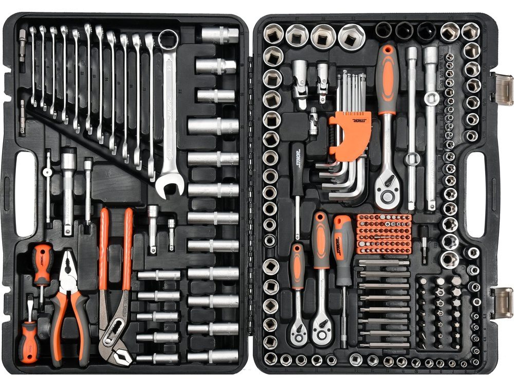 ZESTAW NARZĘDZIOWY STHOR 1/2", 3/8", 1/4" (225 el.) - 58693 - obrazek 2
