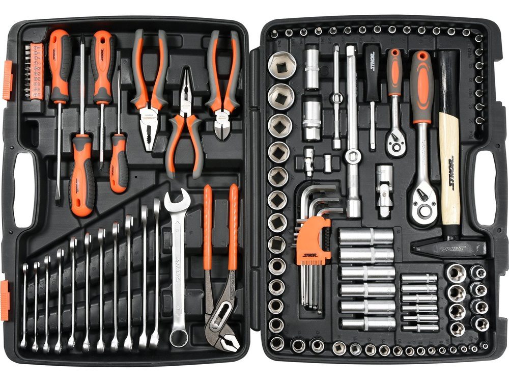 ZESTAW NARZĘDZIOWY STHOR 1/2" XXL (122 el.) - 58690 - obrazek 2