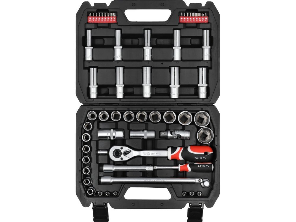 ZESTAW NARZĘDZIOWY YATO 1/2" (60 el.) - YT-12660 - obrazek 2