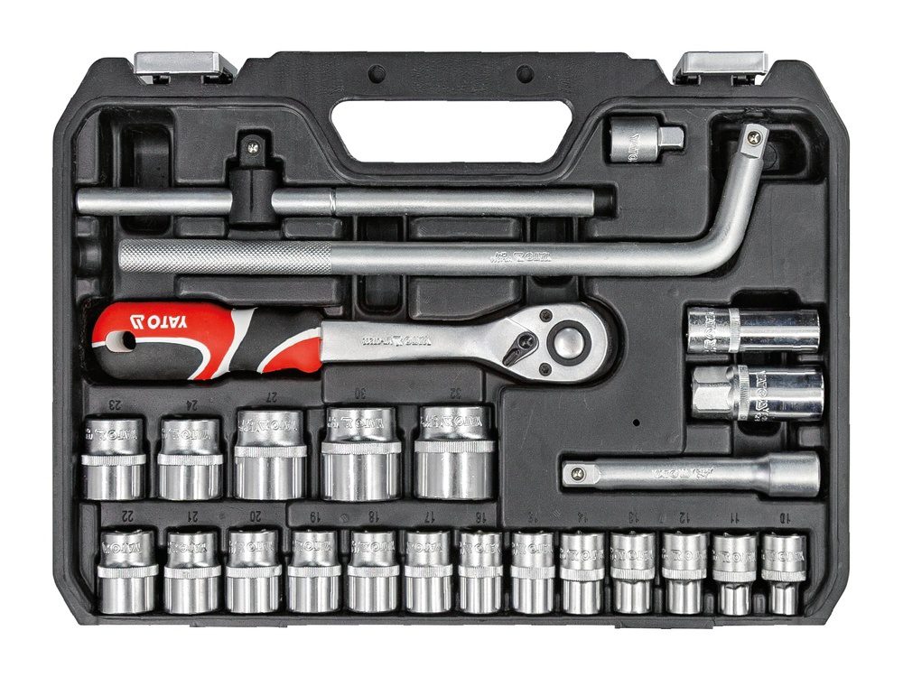 ZESTAW NARZĘDZIOWY YATO 1/2" L (25 el.) - YT-38741