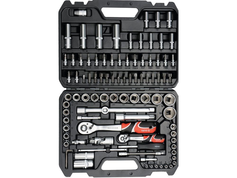 ZESTAW NARZĘDZIOWY YATO 1/2" L (94 el.) - YT-12681 - obrazek 2