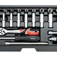 ZESTAW NARZĘDZIOWY YATO 1/4" (23 el.) - YT-14451