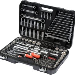ZESTAW NARZĘDZIOWY YATO 1/4", 3/8", 1/2" XXL (150 el.) - YT-38811