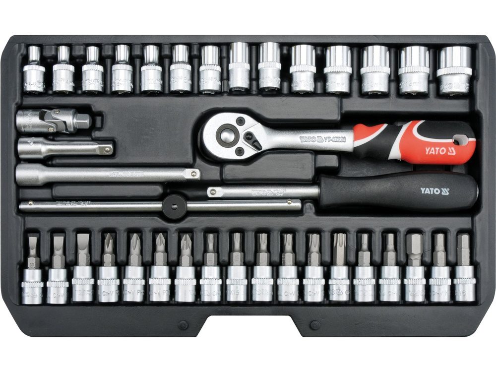 ZESTAW NARZĘDZIOWY YATO 1/4" XS (38 el.) - YT-14471