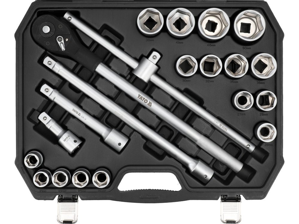 ZESTAW NARZĘDZIOWY YATO 3/4" (21 el.) - YT-13351 - obrazek 2
