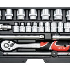 ZESTAW NARZĘDZIOWY YATO 3/8" XS (22 el.) - YT-38561