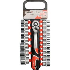ZESTAW NASADEK Z GRZECHOTKĄ YATO 1/2" (19 el.) - YT-38681