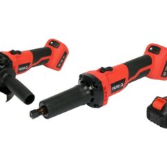 ZESTAW SZLIFIEREK YATO 18V: KĄTOWA 125 MM + PROSTA - AKUMULATOR 4 AH - YT-828296