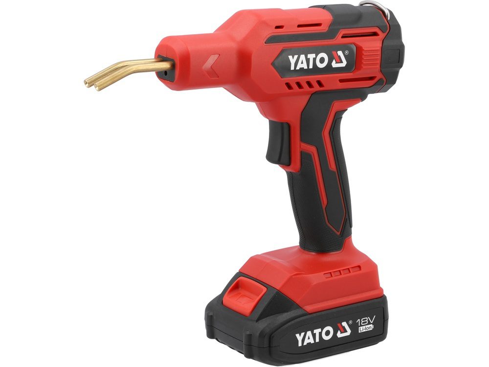 ZGRZEWARKA DO PLASTIKU YATO 18V, 500°C - AKUMULATOR 2 AH - YT-824482