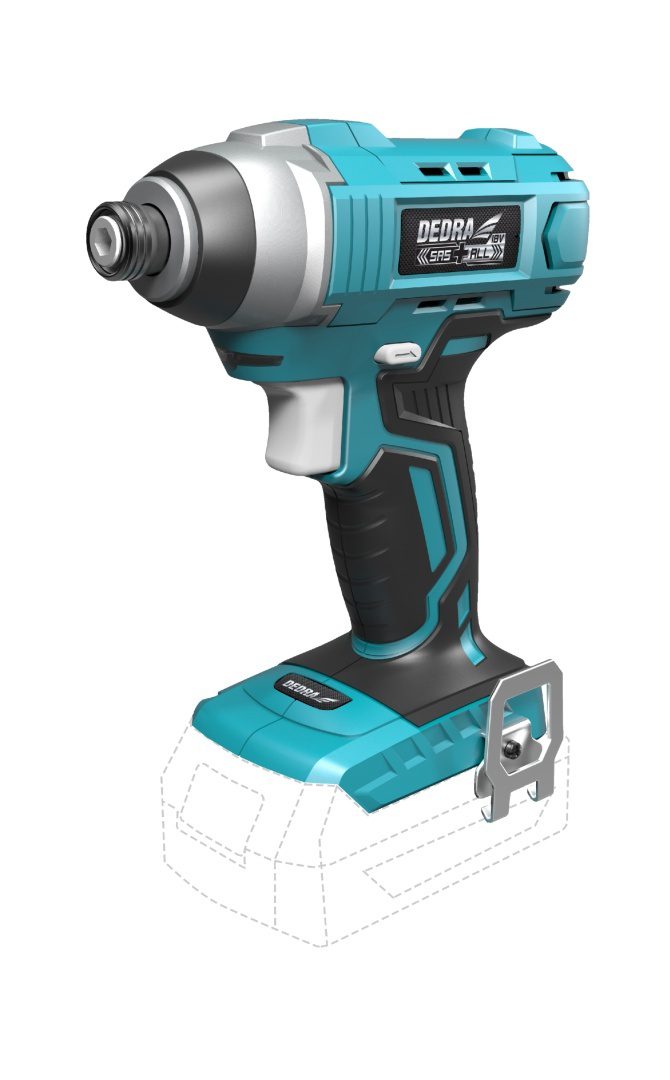 ZAKRĘTARKA UDAROWA AKUMULATOROWA DEDRA SAS+ALL 18V 110 Nm UCHWYT HEX 1/4" – BEZ AKUMULATORA - DED7045